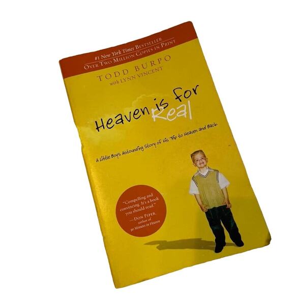 HEAVEN IS FOR REAL Todd Burpo Religious Christianity Book - Picture 1 of 2